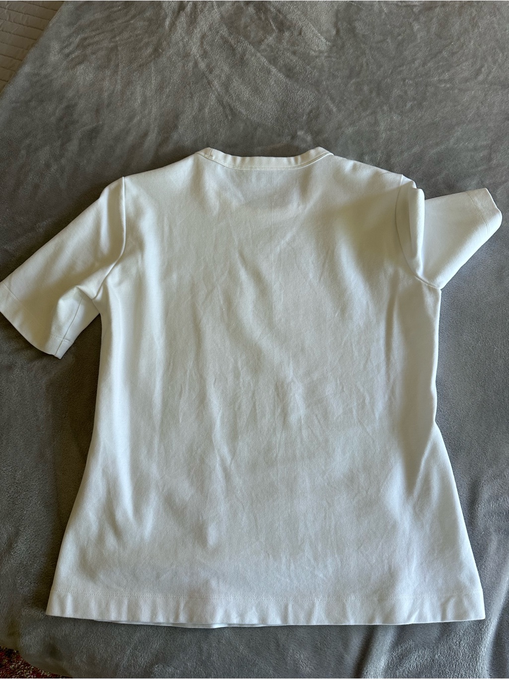 Club Monaco White Short Sleeve Crewneck Tee